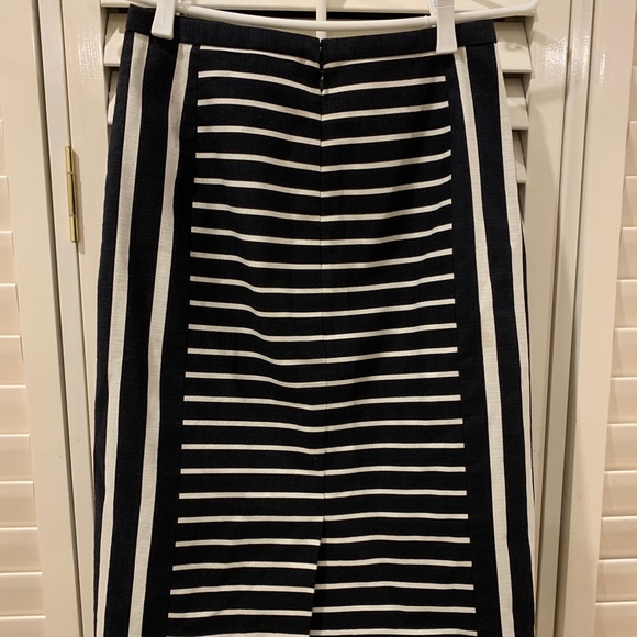 J. Crew Mixed Striped Pencil Skirt - Picture 7 of 10